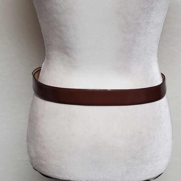 Vintage Eddie Bauer Brown Leather Boho Belt Large main image 9